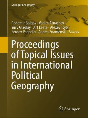 cover image of Proceedings of Topical Issues in International Political Geography